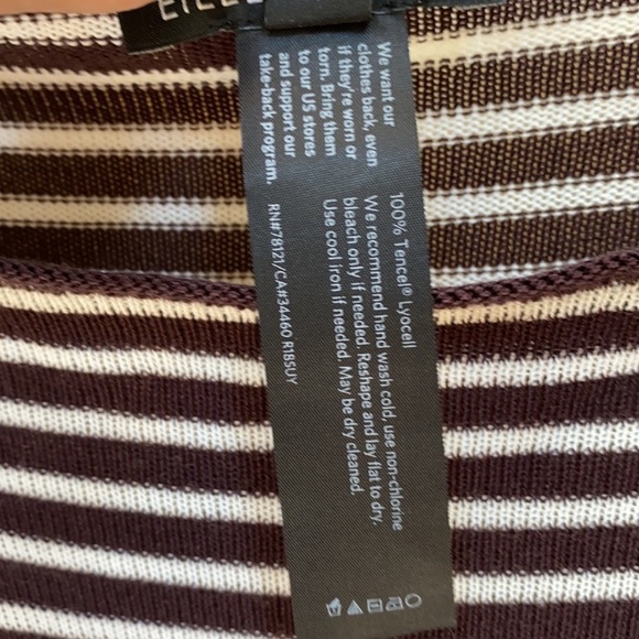 Eileen Fisher Striped Light Weight Sweater - Picture 3 of 4